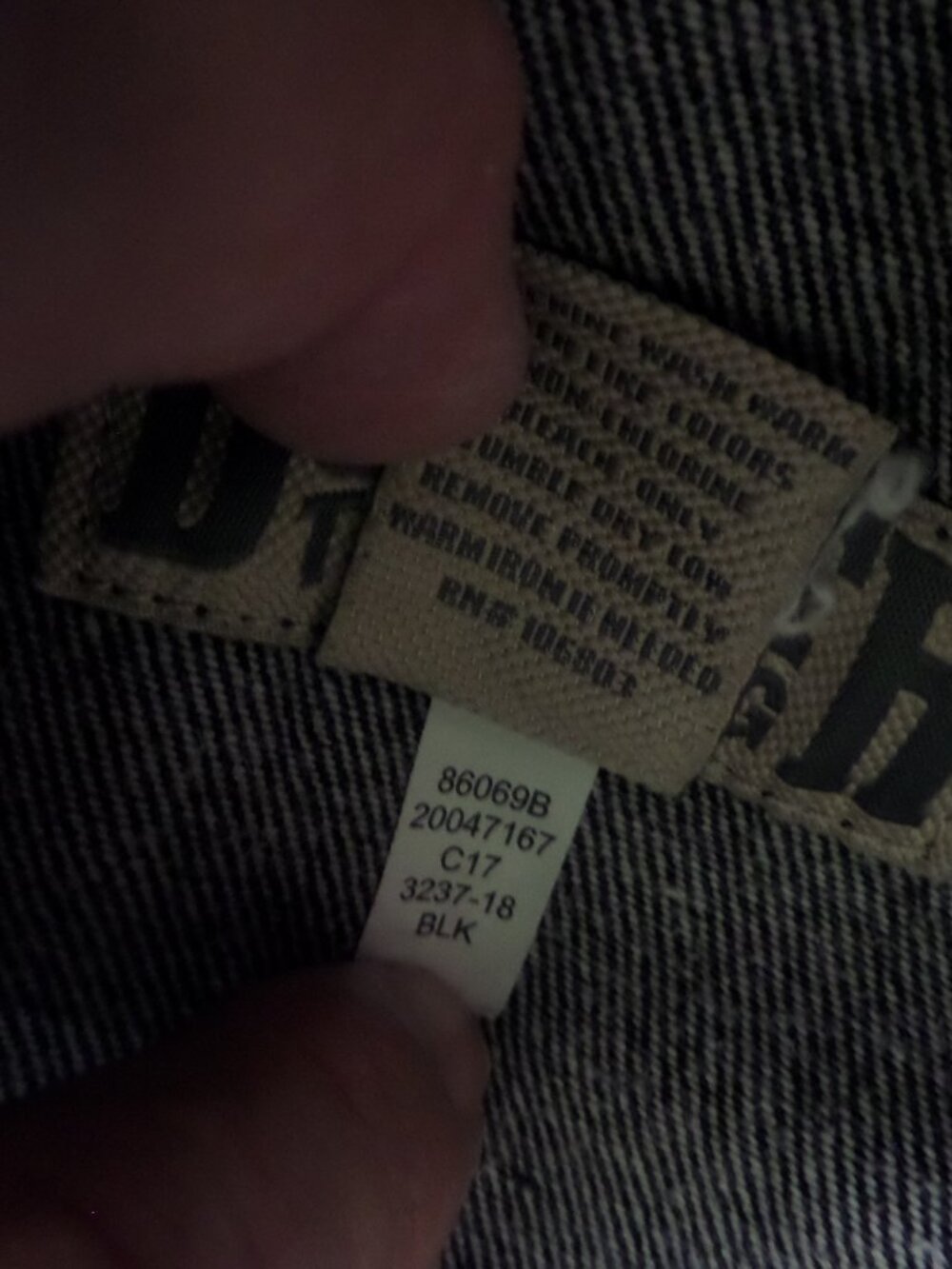 Duluth Trading Men Black Jeans 86069B Size 46WX26.5L - Picture 6 of 7